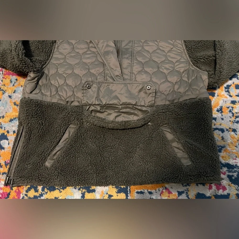 Veronica Beard Leo Sherpa Quilted Pullover - Picture 11 of 11